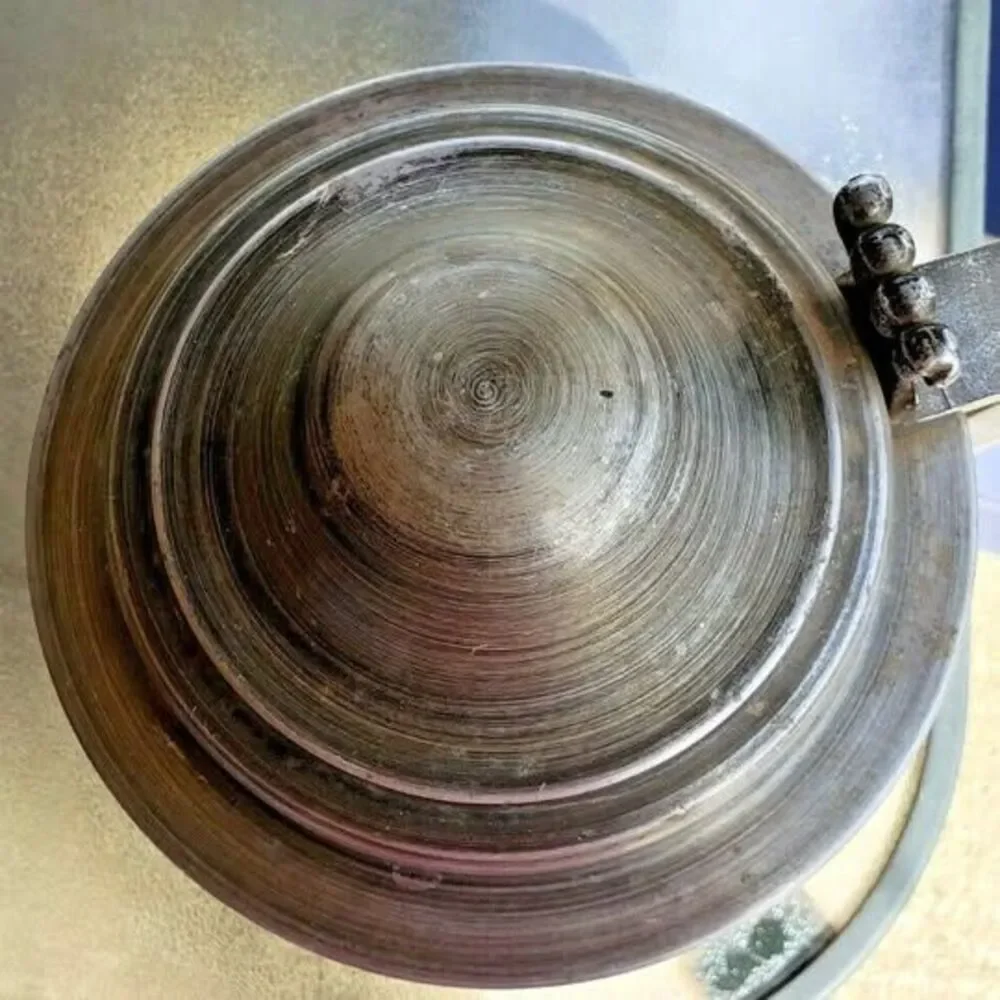 Italian Stein Pewter Ice Bucket Vintage Seymour Mann